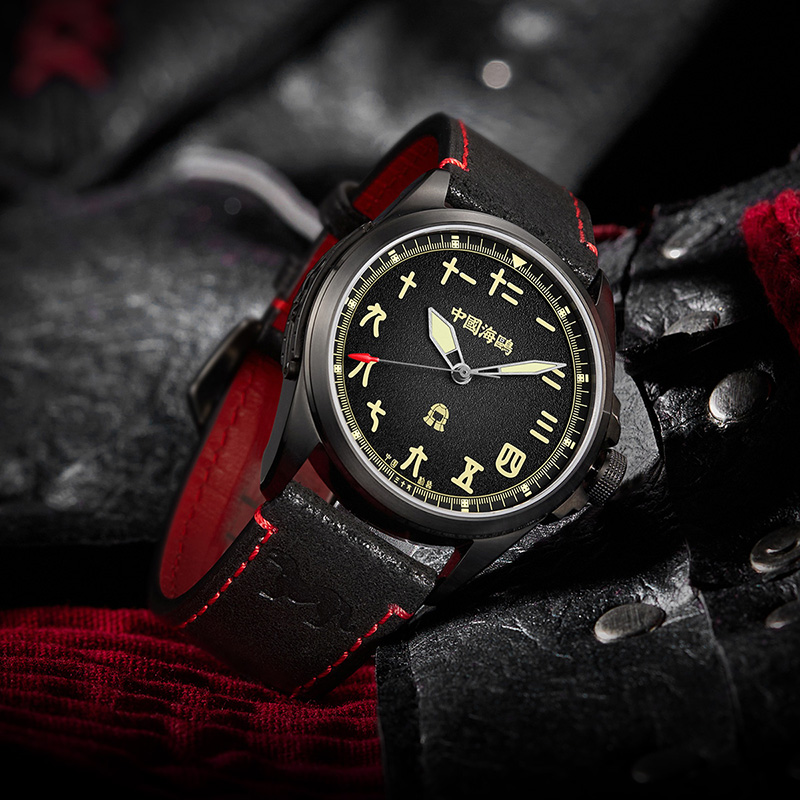 Omega Watch Constellation - Seagull Watch for Men Black Military