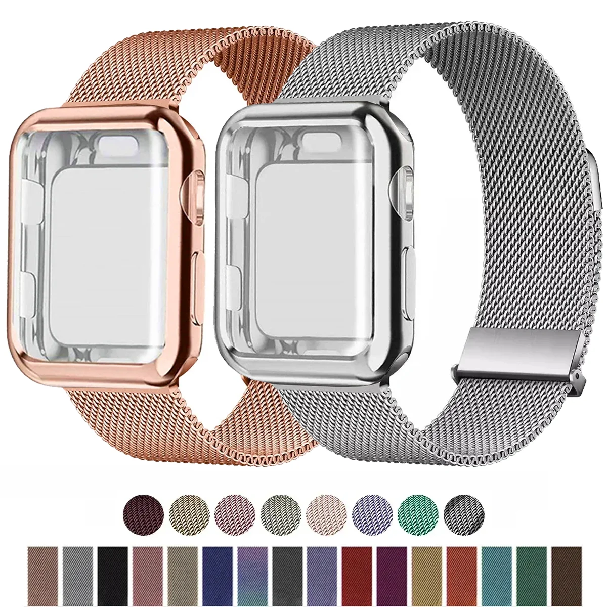 Milanese Loop+Case For Apple W - đánh giá và giá Milanese Loop Magnetic