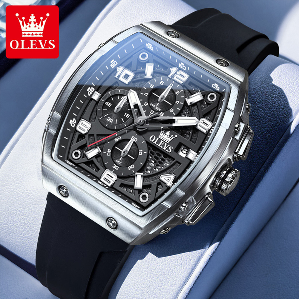 OLEVS Men Watches 2976 Luxury  - đánh giá và giá Cartier Watch Tank