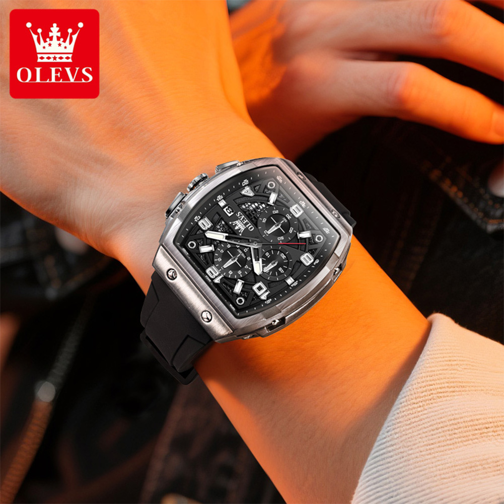 OLEVS Men Watches 2976 Luxury  - đánh giá và giá Cartier Watch Tank