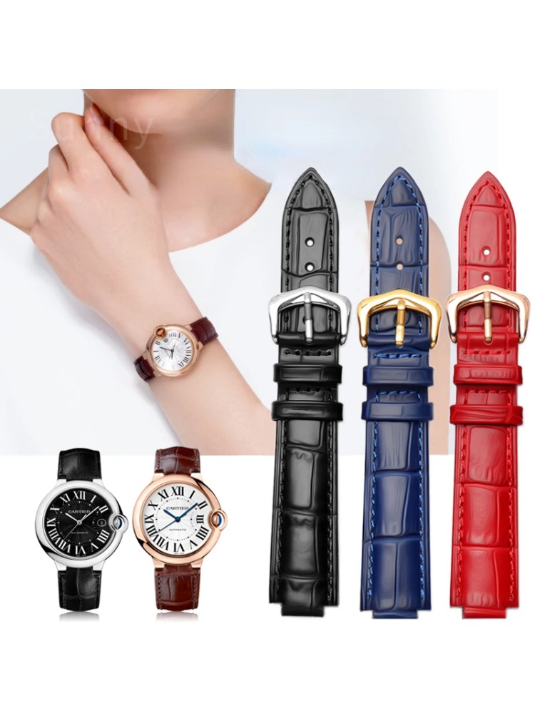 Genuine Leather Watch Strap fo - đánh giá và giá Cartier Watch Tank