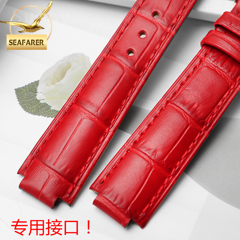 Genuine Leather Watch Strap fo - đánh giá và giá Cartier Watch Tank