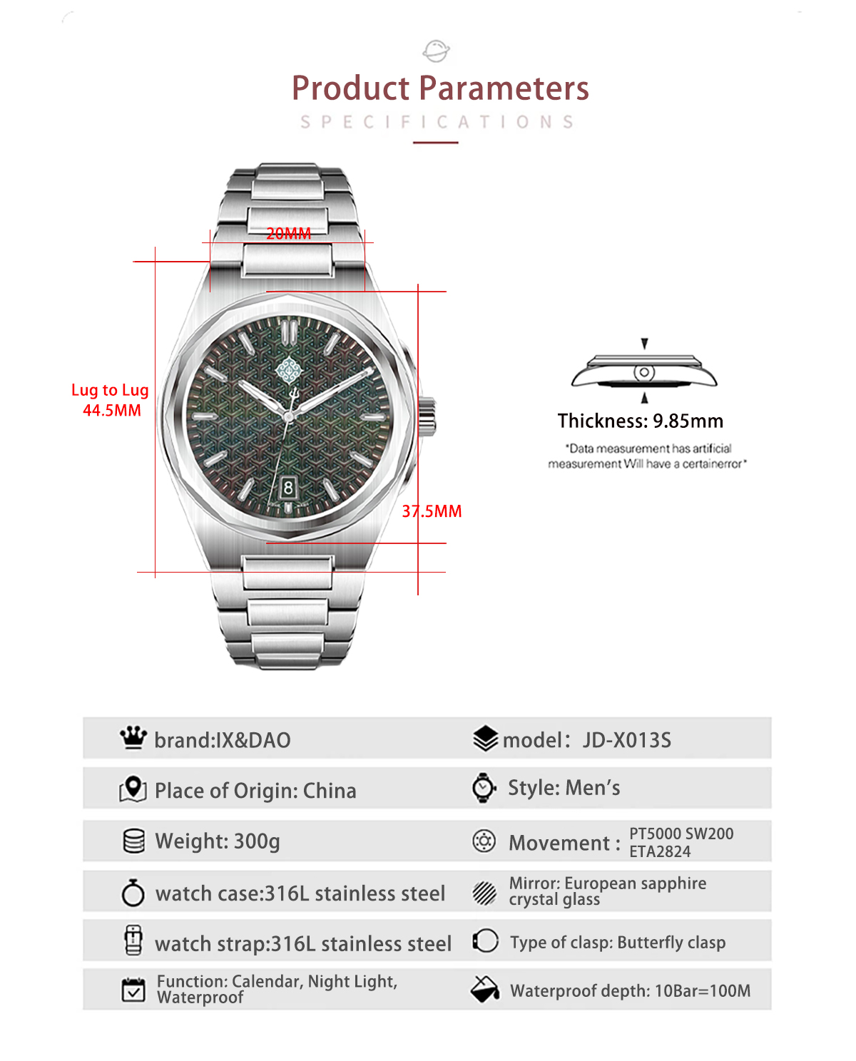 IX&DAO 2026 New Warrior 37mm M - đánh giá và giá Omega Watch Constellation