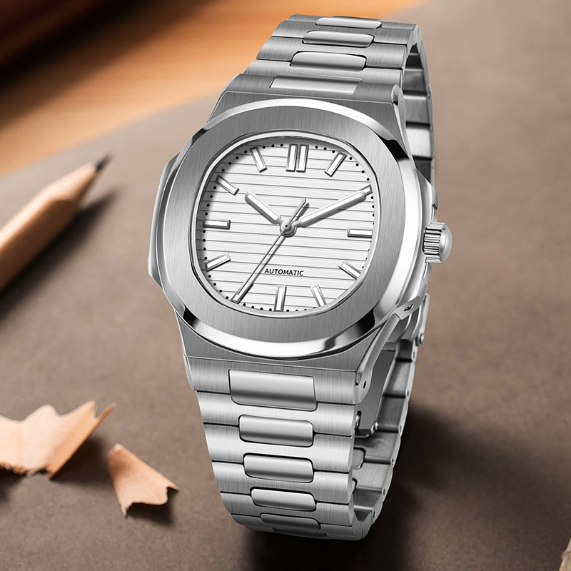 MACARLON 43mm Nautilus Style A - đánh giá và giá Patek Philippe Watch Nautilus